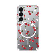 Zastitna maska (futrola) print Magsafe - Samsung S931 Galaxy S25 Cute Cherries.