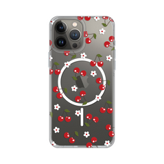 Zastitna maska (futrola) print Magsafe - iPhone 13 Pro Max 6.7 Cute Cherries.