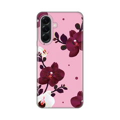 Zastitna ultra tanka (skin) maska / futrola PRINT - Samsung A566 Galaxy A56 5G Pink Orchid.