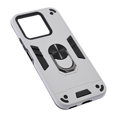 Zastitna maska (futrola) Hard Ring - Huawei Honor X8b siva.