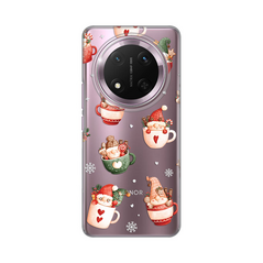 Zastitna silikonska maska (futrola) PRINT - Huawei Honor Magic 7 lite Ho Ho Ho.