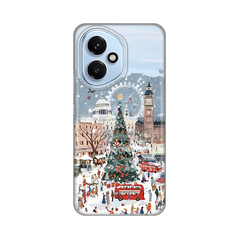 Zastitna ultra tanka (skin) maska / futrola PRINT - Huawei Honor 400 Christmas Town.