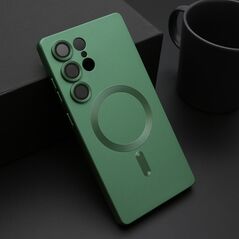 Zastitna maska (futrola) ELEGANT MAGSAFE - Samsung S938 Galaxy S25 Ultra 5G zelena (MS).