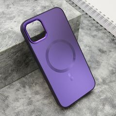 Zastitna maska (futrola) COLOR METAL MagSafe - iPhone 11 (6.1) ljubicasta (MS).
