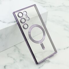 Zastitna maska (futrola) CAMERA PROTECT MagSafe - Samsung S928 Galaxy S24 Ultra 5G ljubicasta (MS).
