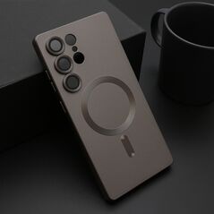 Zastitna maska (futrola) ELEGANT MAGSAFE - Samsung S938 Galaxy S25 Ultra 5G siva (MS).