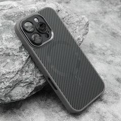 Zastitna maska (futrola) CARBON MagSafe - iPhone 16 Pro (6.3) siva (small camera) (MS).