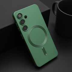 Zastitna maska (futrola) ELEGANT MAGSAFE - Samsung S931 Galaxy S25 5G zelena (MS).