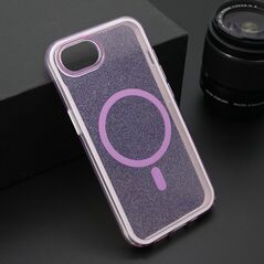 Zastitna maska (futrola) CRYSTAL MagSafe - iPhone 16e ljubicasta (MS).