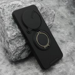 Zastitna maska (futrola) DEFENDER CAMSHIELD - Xiaomi Redmi 14C/Redmi A4 crna (MS).