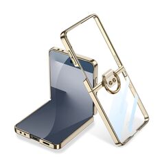 Zastitna maska (futrola) RING LINES - Samsung F751B Galaxy Z Flip 7 5G zlatna (GKK case) (MS).