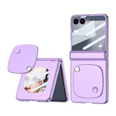 Zastitna maska (futrola) MIRROR CASE - Samsung F751B Galaxy Z Flip 7 5G ljubicasta (GKK case) (MS).
