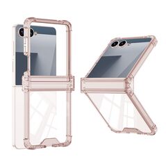 Zastitna maska (futrola) Transparent COLOR LINE - Samsung F751B Galaxy Z Flip 7 5G roze (GKK case) (MS).