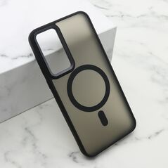 Zastitna maska (futrola) SILKY MAGSAFE II - Samsung A556 Galaxy A55 5G crna (MS).