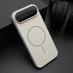 Zastitna maska (futrola) CHROME MagSafe - iPhone 17 Air bela (MS).