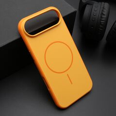 Zastitna maska (futrola) CHROME MagSafe - iPhone 17 Air narandzasta (MS).