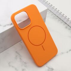 Zastitna maska (futrola) FLEX MagSafe - iPhone 15 Pro Max (6.7) narandzasta (MS).