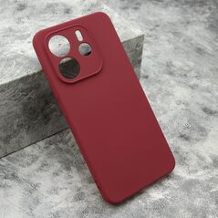 Zastitna maska (futrola) GENTLE COLOR - Xiaomi Redmi Note 14 4G (Global) bordo (MS).