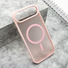 Zastitna maska (futrola) SILKY MagSafe - iPhone 17 Air roze (MS).