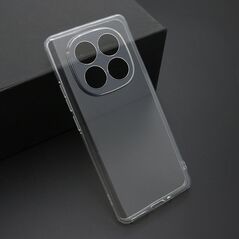 Zastitna ultra tanka (skin) maska / futrola PROTECT - Xiaomi Redmi Note 14 Pro 5G providna (bela) (MS).