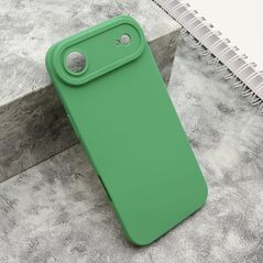 Zastitna silikonska maska (futrola) Pro Camera - iPhone 17 Air tamno zelena (MS).