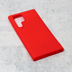 Zastitna maska (futrola) Teracell Giulietta - Samsung Galaxy S22 Ultra 5G mat crvena.