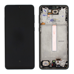 LCD displej (ekran) - Samsung A336/Galaxy A33 5G + touchscreen + okvir crni Service Pack ORG/GH82-28143A.