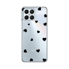 Zastitna ultra tanka (skin) maska / futrola PRINT - Huawei Honor X8 Hearts.