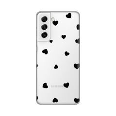 Zastitna ultra tanka (skin) maska / futrola PRINT - Samsung G990 Galaxy S21 FE Heart.