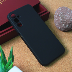 Zastitna maska (futrola) Teracell Giulietta - Samsung A146B Galaxy A14 5G mat crna.