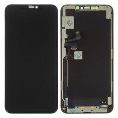 LCD displej (ekran) - iPhone 11 Pro Max + touchscreen crni APLONG Soft OLED.