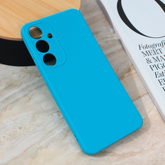 Zastitna maska (futrola) Teracell Giulietta - Samsung S926B Galaxy S24 Plus mat svetlo plava.