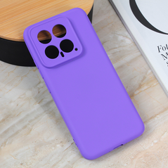 Zastitna maska (futrola) Teracell Giulietta - Xiaomi 14 mat ljubicasta.