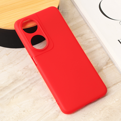 Zastitna maska (futrola) Teracell Giulietta - Huawei Honor X7b mat crvena.