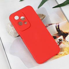 Zastitna maska (futrola) Teracell Soft Velvet - Huawei Honor 200 Lite crvena.