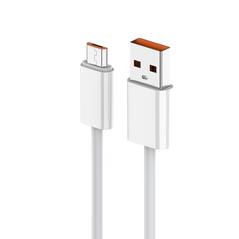 Data kabl Pluginn fast 25W USB na micro USB beli 1m.