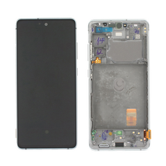 LCD displej (ekran) - Samsung G780/Galaxy S20 FE 2020 + touchscreen + okvir Cloud beli (white) OLED.