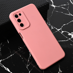 Zastitna maska (futrola) Teracell Giulietta - Oppo A55 5G mat tamno roze.