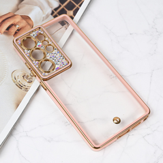 Zastitna maska (futrola) Cirkon Camera - Samsung S938 Galaxy S25 Ultra roze.