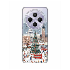 Zastitna ultra tanka (skin) maska / futrola PRINT - Xiaomi Redmi 14C/Redmi A4 Christmas Town.