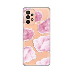 Zastitna ultra tanka (skin) maska / futrola PRINT - Samsung A235 Galaxy A23 Pink Clouds.