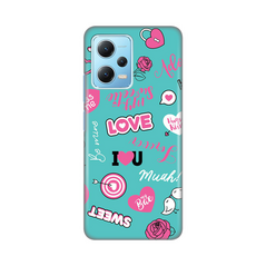 Zastitna silikonska maska (futrola) PRINT - Xiaomi Redmi Note 12 5G (EU) Love.