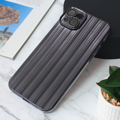 Zastitna maska (futrola) Shining Line - iPhone 14 Plus crna.