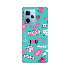 Zastitna silikonska maska (futrola) PRINT - Xiaomi Redmi Note 12 Pro 5G (EU) Love.