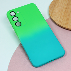 Zastitna maska (futrola) Rainbow Spring - Samsung S916B Galaxy S23 Plus zeleno svetlo plava.