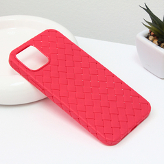 Zastitna maska (futrola) Weave case - iPhone 12 6.1 crvena.