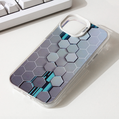 Zastitna maska (futrola) Honeycomb Color - iPhone 14 type 3.