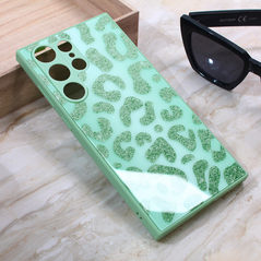 Zastitna maska (futrola) Shiny glass - Samsung Galaxy S23 Ultra svetlo zelena.