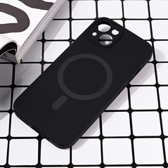 Zastitna maska (futrola) Magsafe Pure color - iPhone 13 crna.