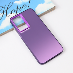 Zastitna maska (futrola) providna - Samsung A175 Galaxy A17 ljubicasta.